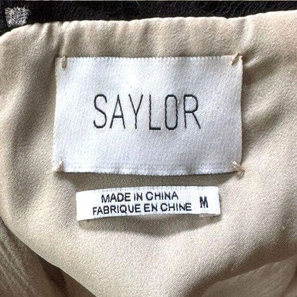 REVOLVE SAYLOR BLACK LACE RYANN ROMPER OPEN BACK SIZE MEDIUM - Picture 12 of 14